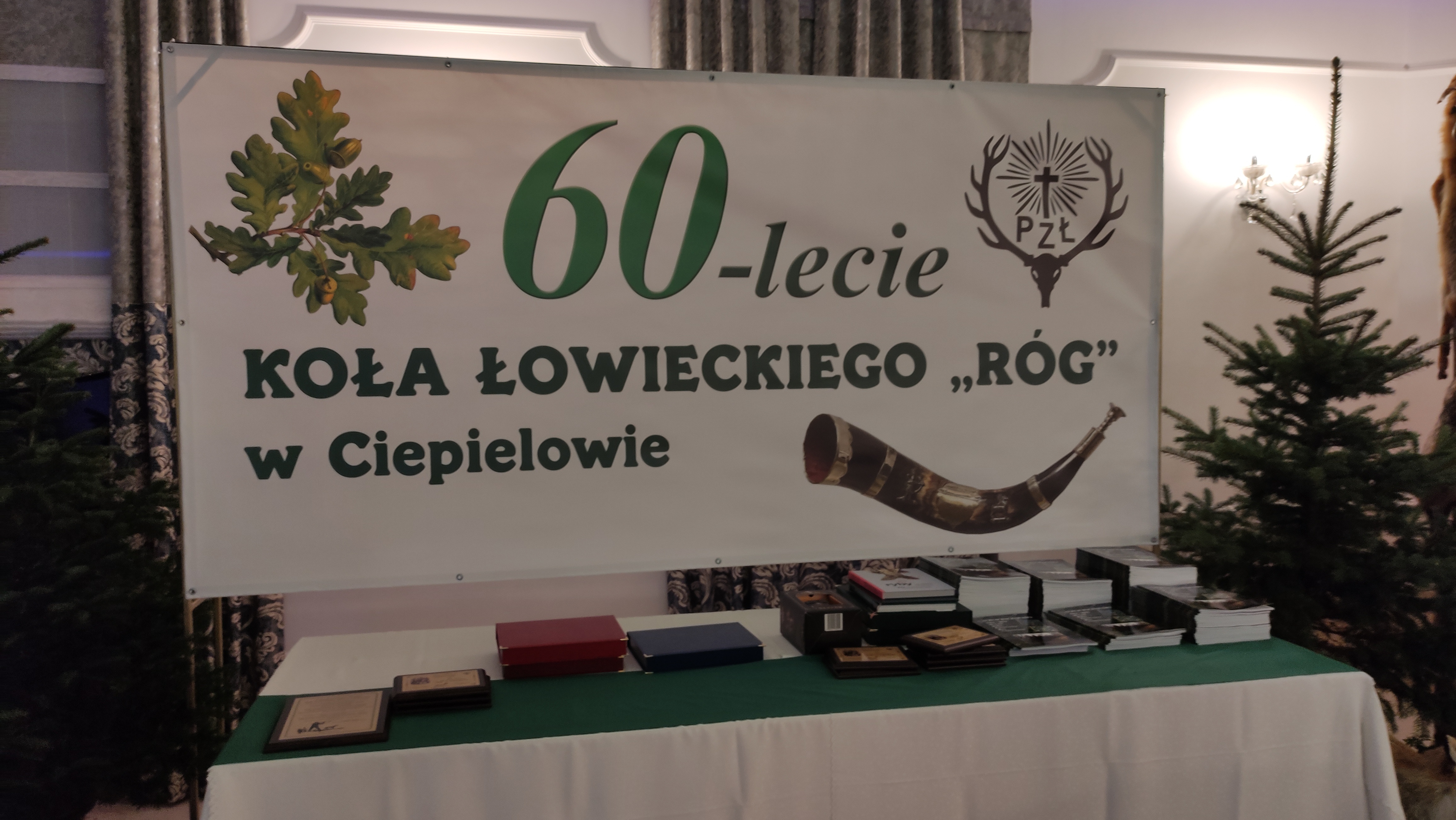 Uroczystości obchodów 60-lecia Koła Łowieckiego RÓG w Ciepielowie 4.11.2023